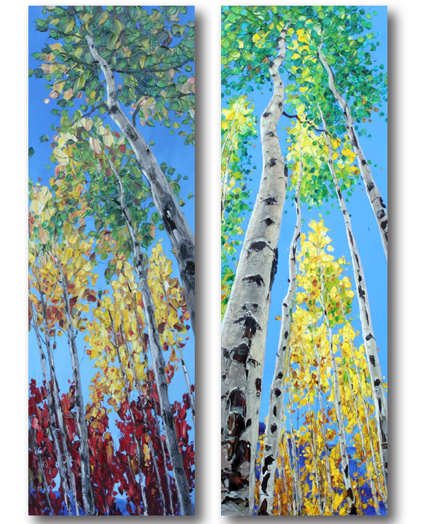 Color Guard And Skyward Each Panel A